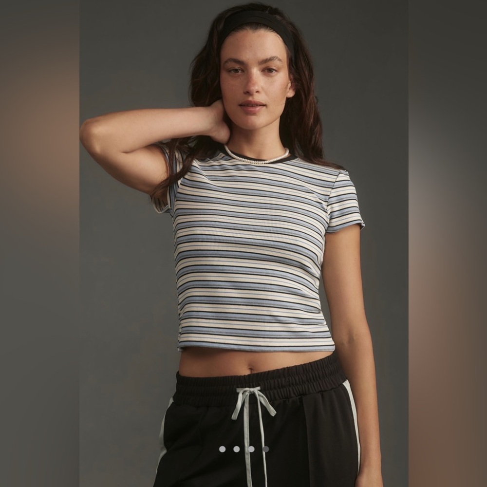 The Blair Baby Tee by Maeve : Striped Edition